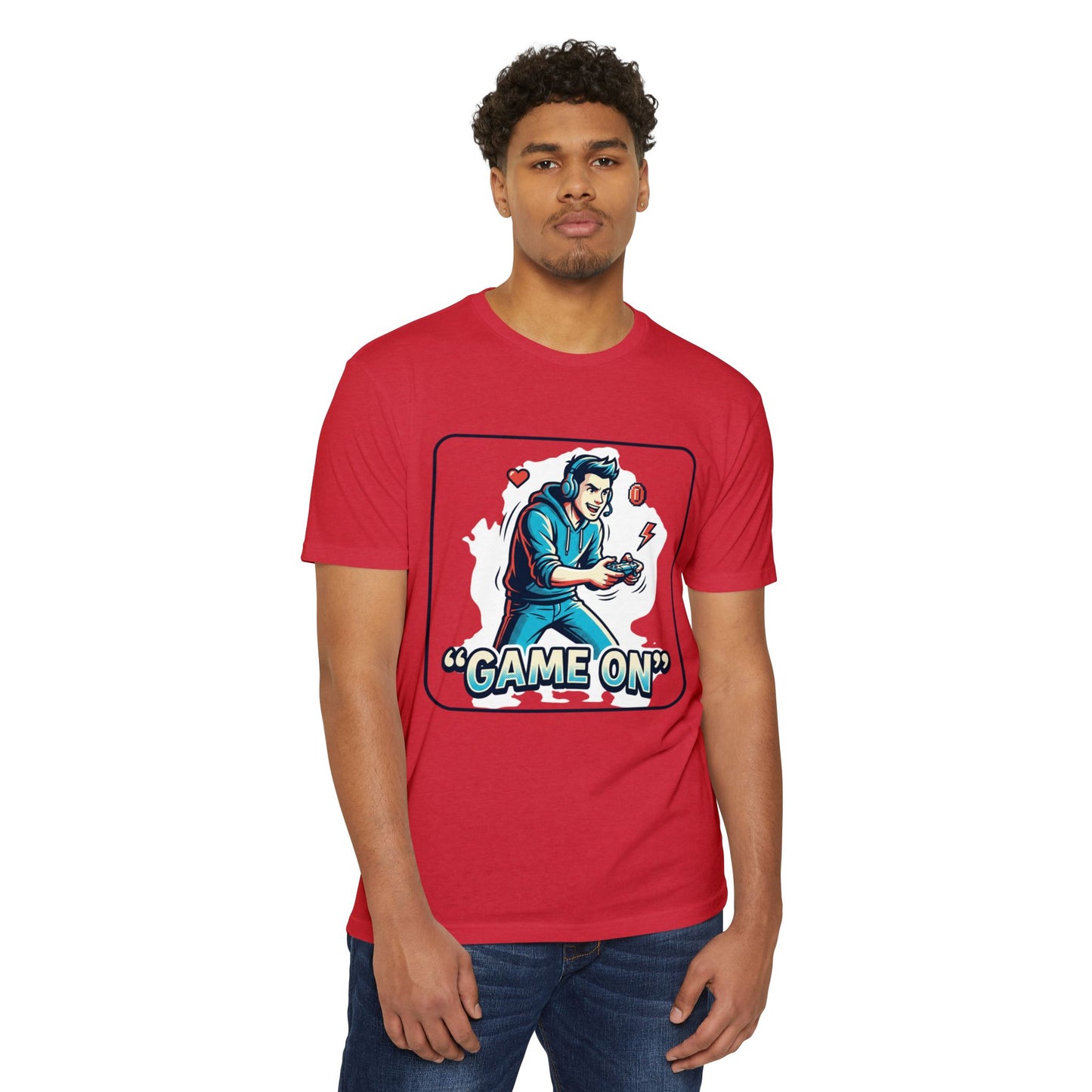Game On Retro Controller T-Shirt — Gamer Graphic Tee