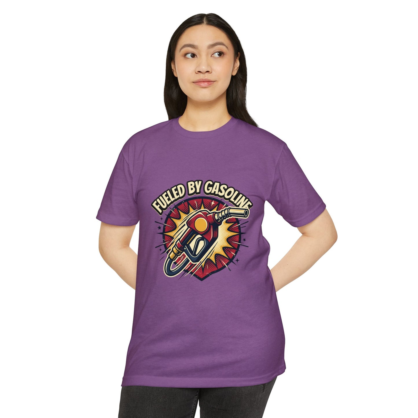 Fueled By Gasoline Retro Gas Pump T-Shirt