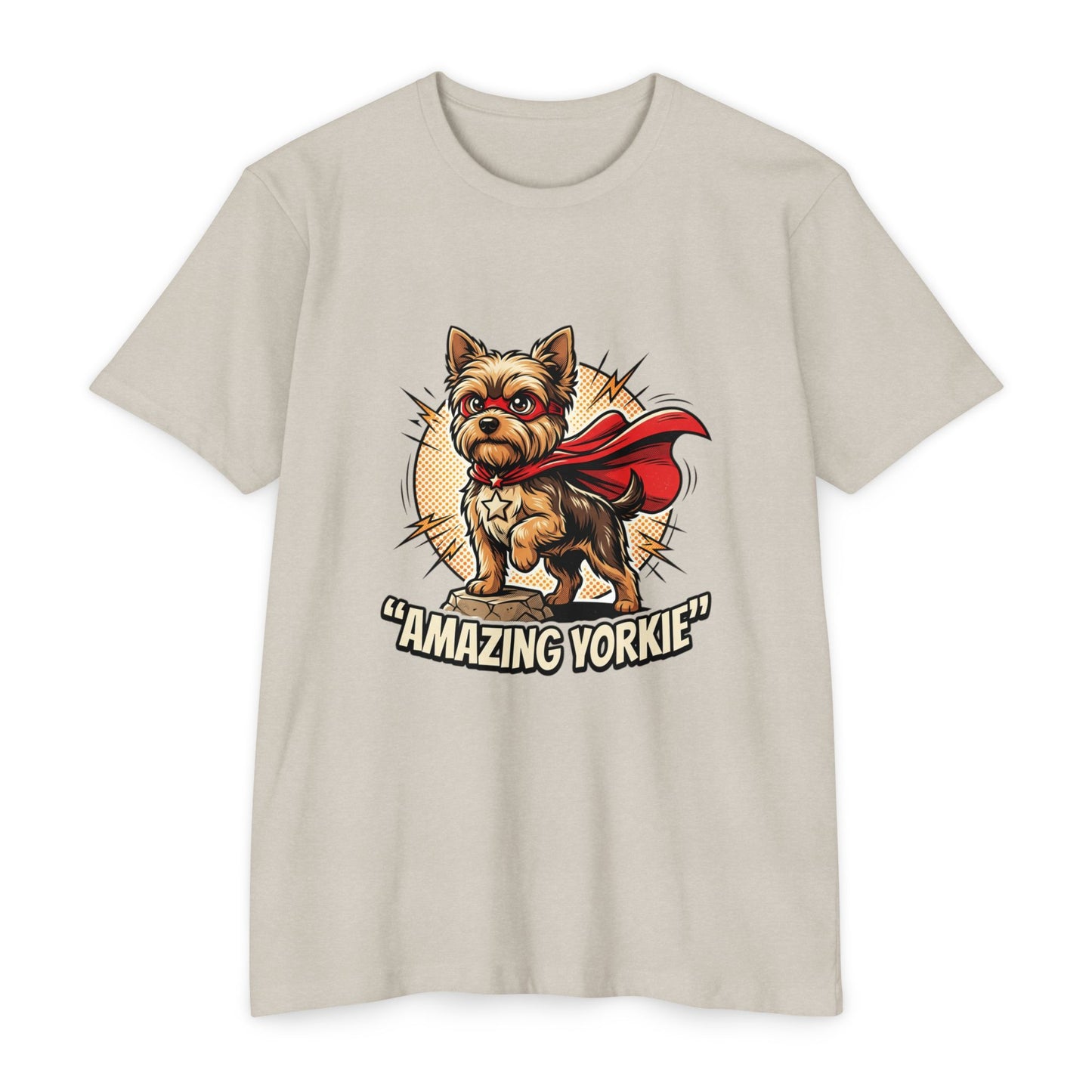 Yorkie Superhero T-Shirt — Cute Yorkshire Terrier Graphic Tee