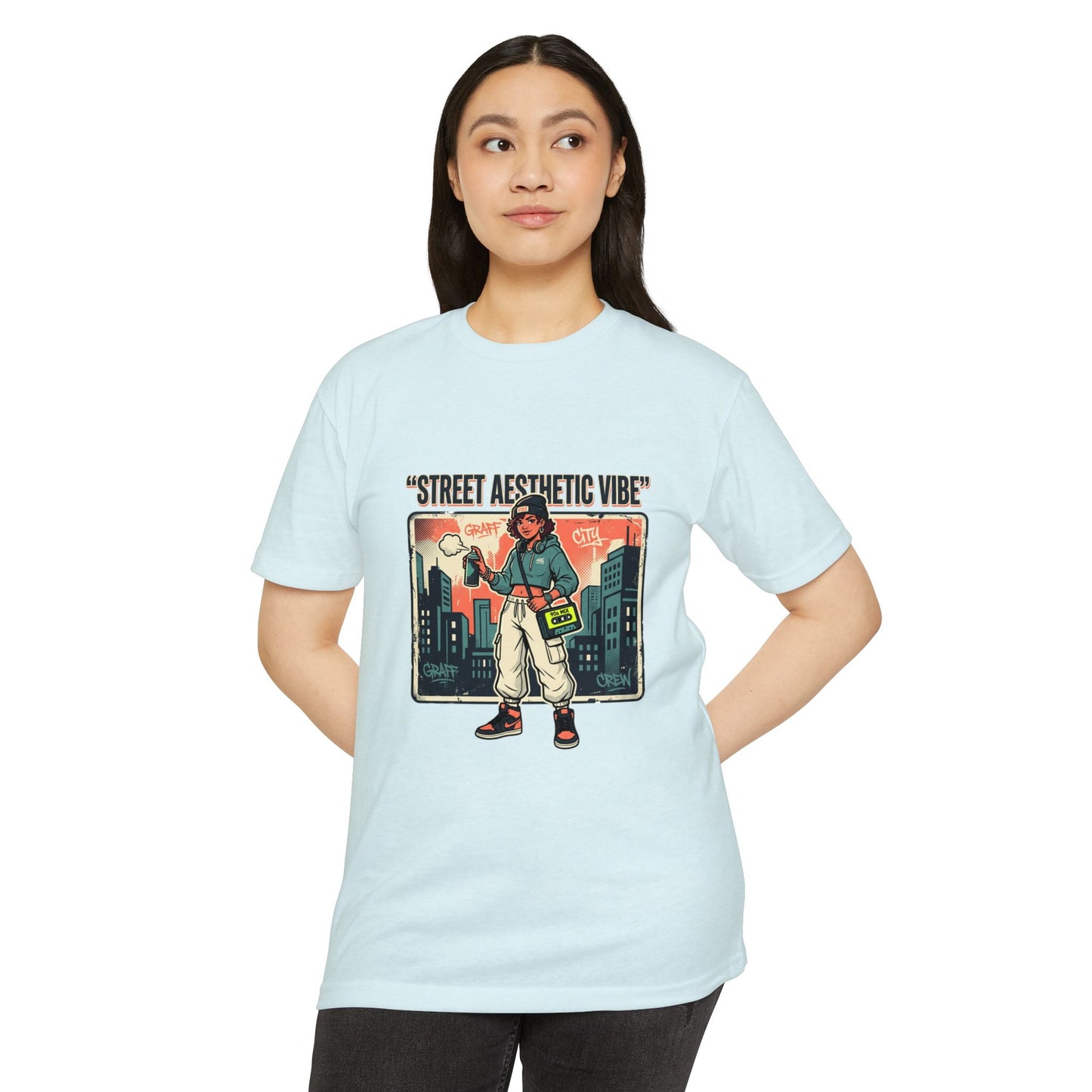 Street Aesthetic Vibe Graphic T-Shirt — Urban Skatewear Tee