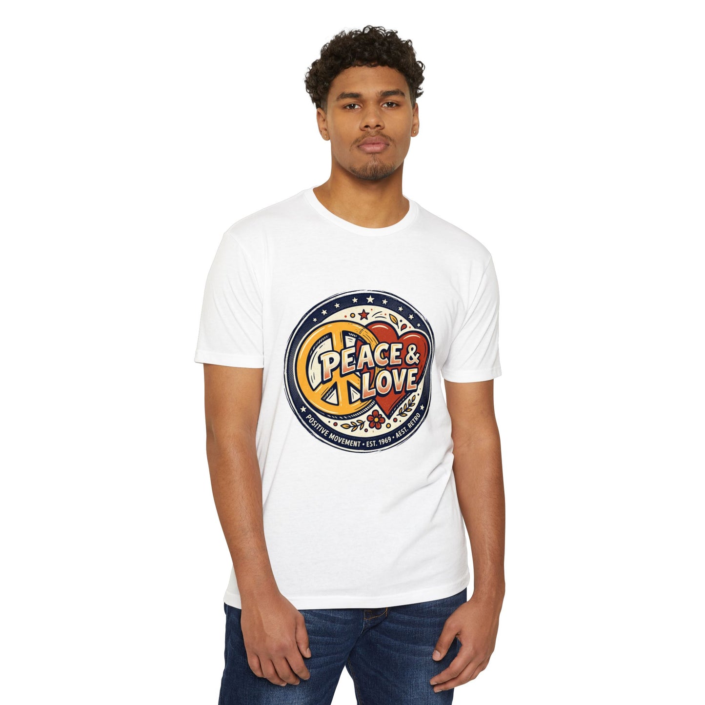 Peace & Love Retro Peace Sign T-Shirt