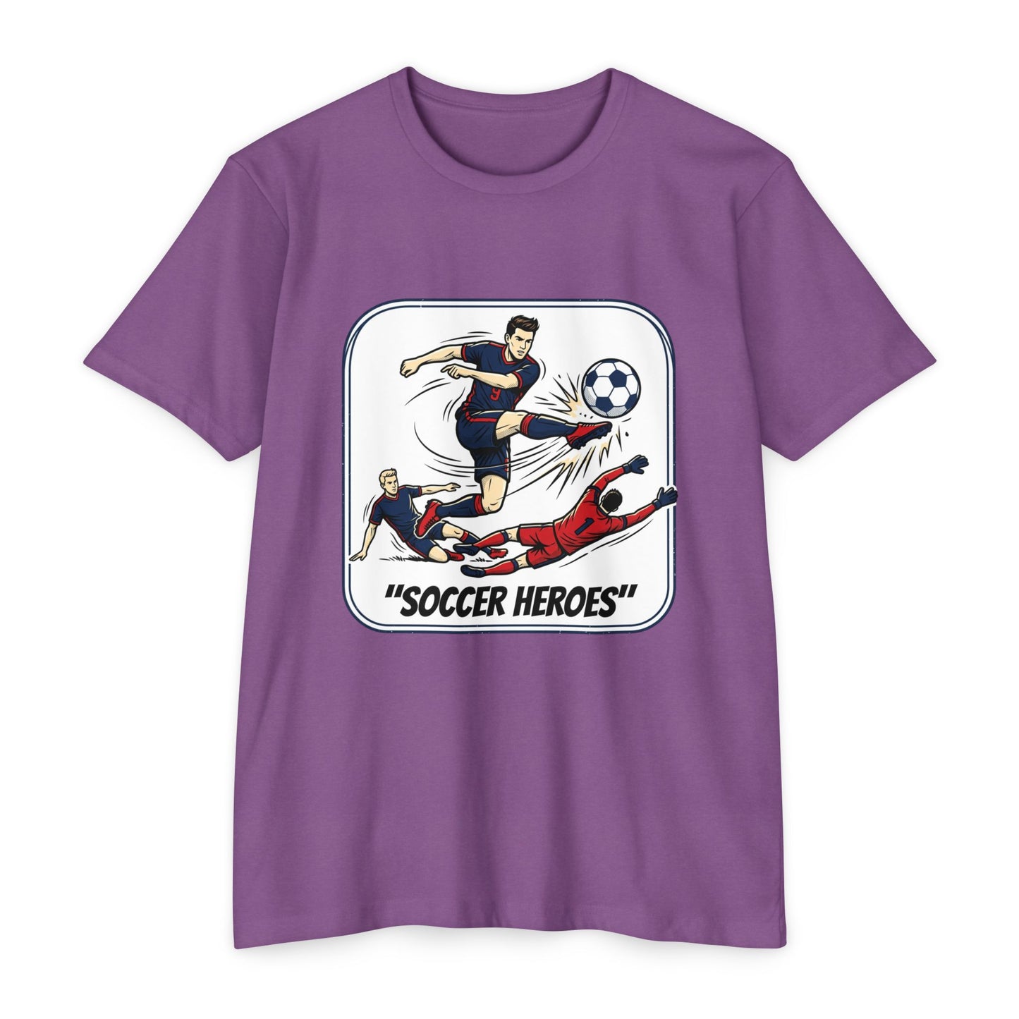 Soccer Heroes T-Shirt — Vintage Comic Soccer Graphic Tee