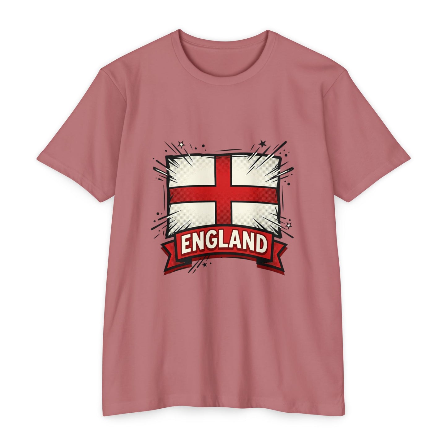 England St. George Cross T-Shirt — Flag Graphic Tee for Fans & Supporters