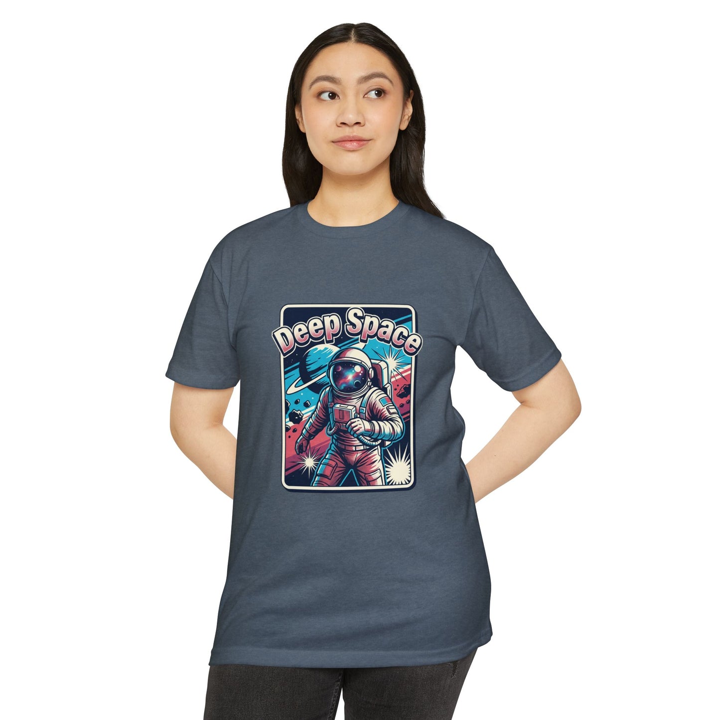 Deep Space Astronaut T-Shirt — Retro Space Exploration Tee