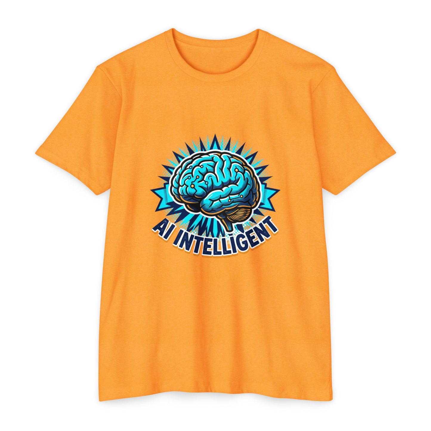 AI Intelligent Brain Graphic T-Shirt — Futuristic Tech Design for AI Enthusiasts
