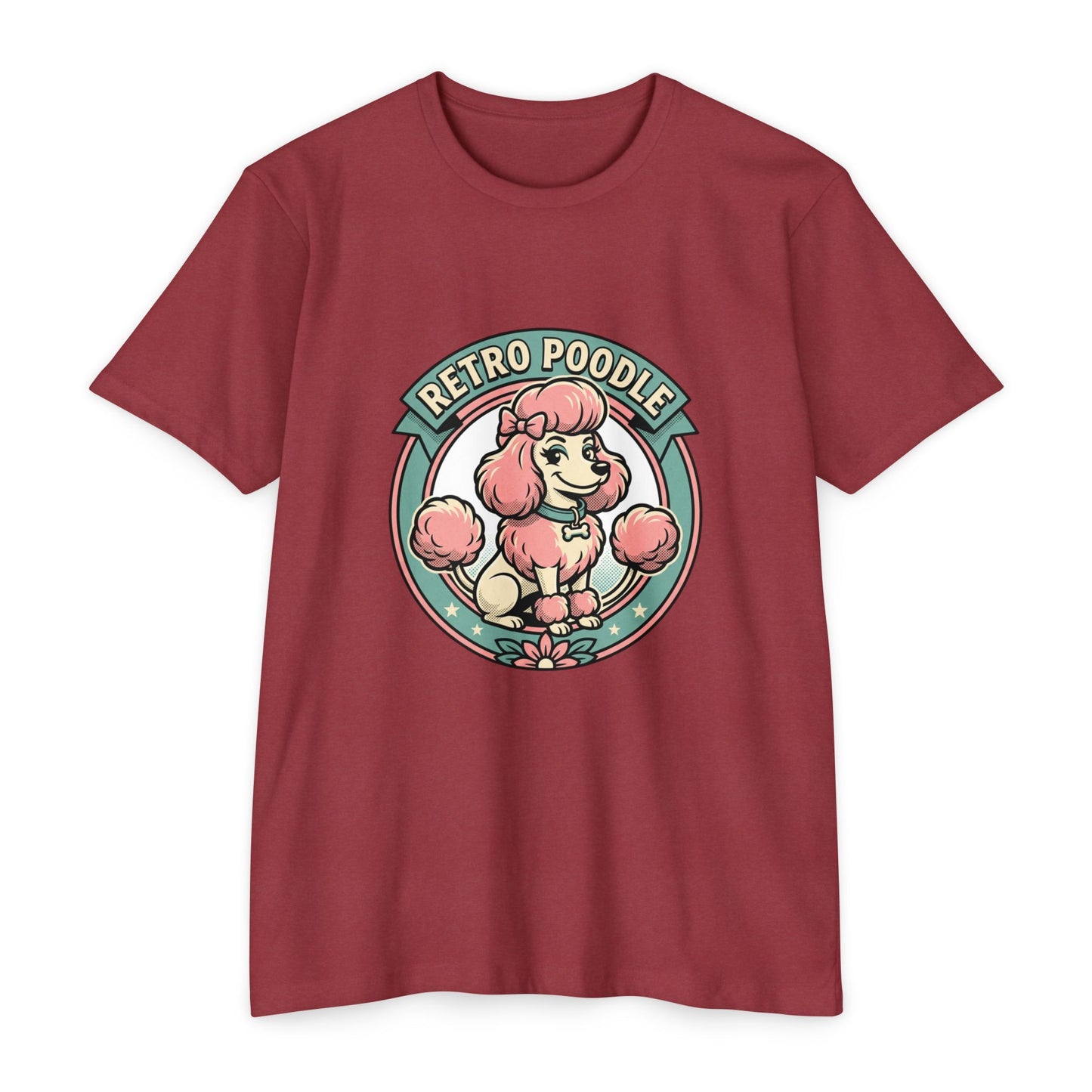 Retro Poodle T-Shirt — Vintage Cute Dog Graphic Tee