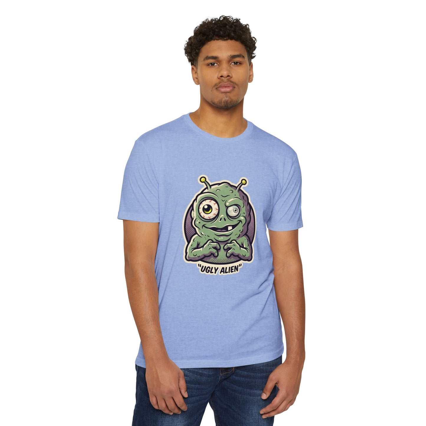 Funny Ugly Alien T-Shirt — Cartoon Graphic Tee
