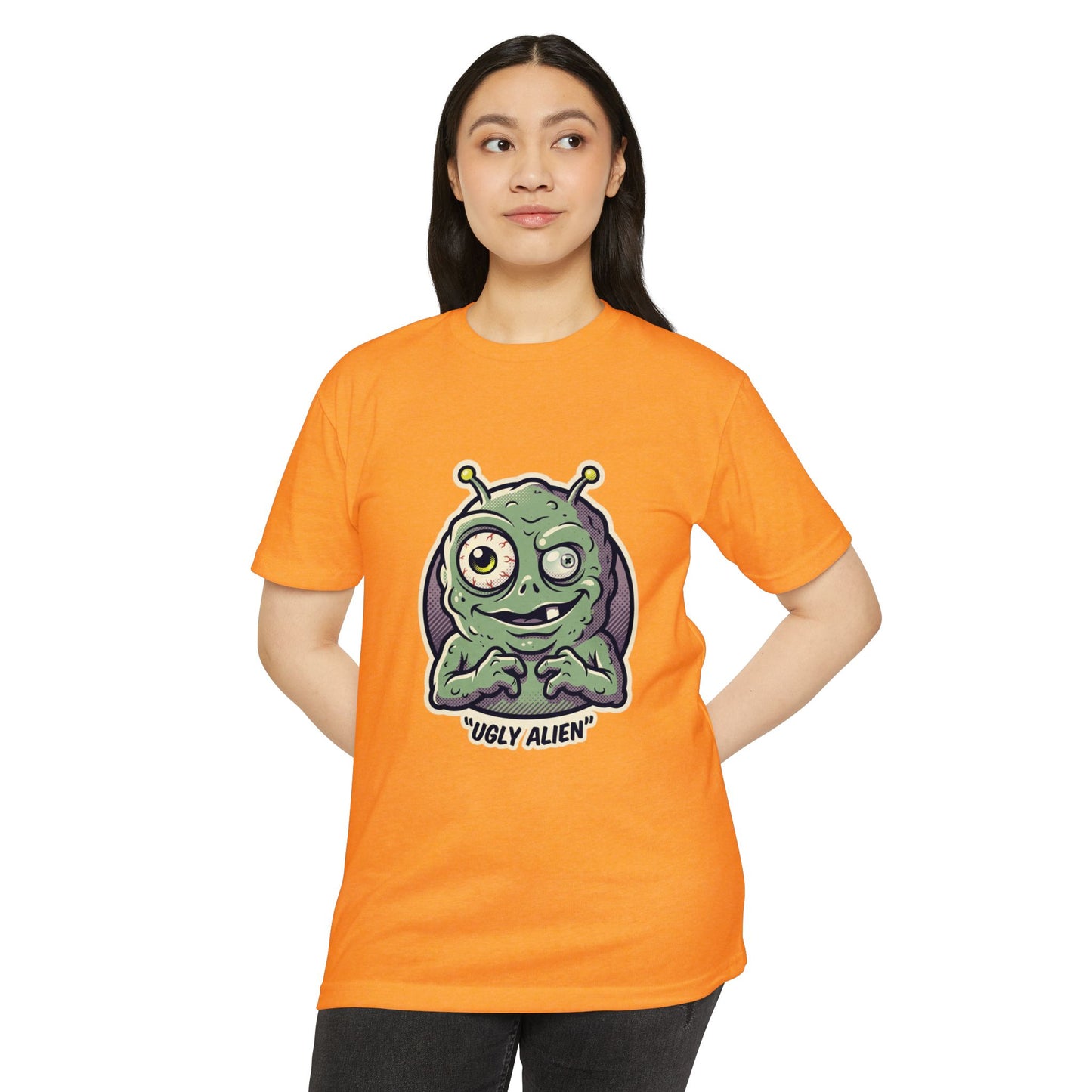 Funny Ugly Alien T-Shirt — Cartoon Graphic Tee