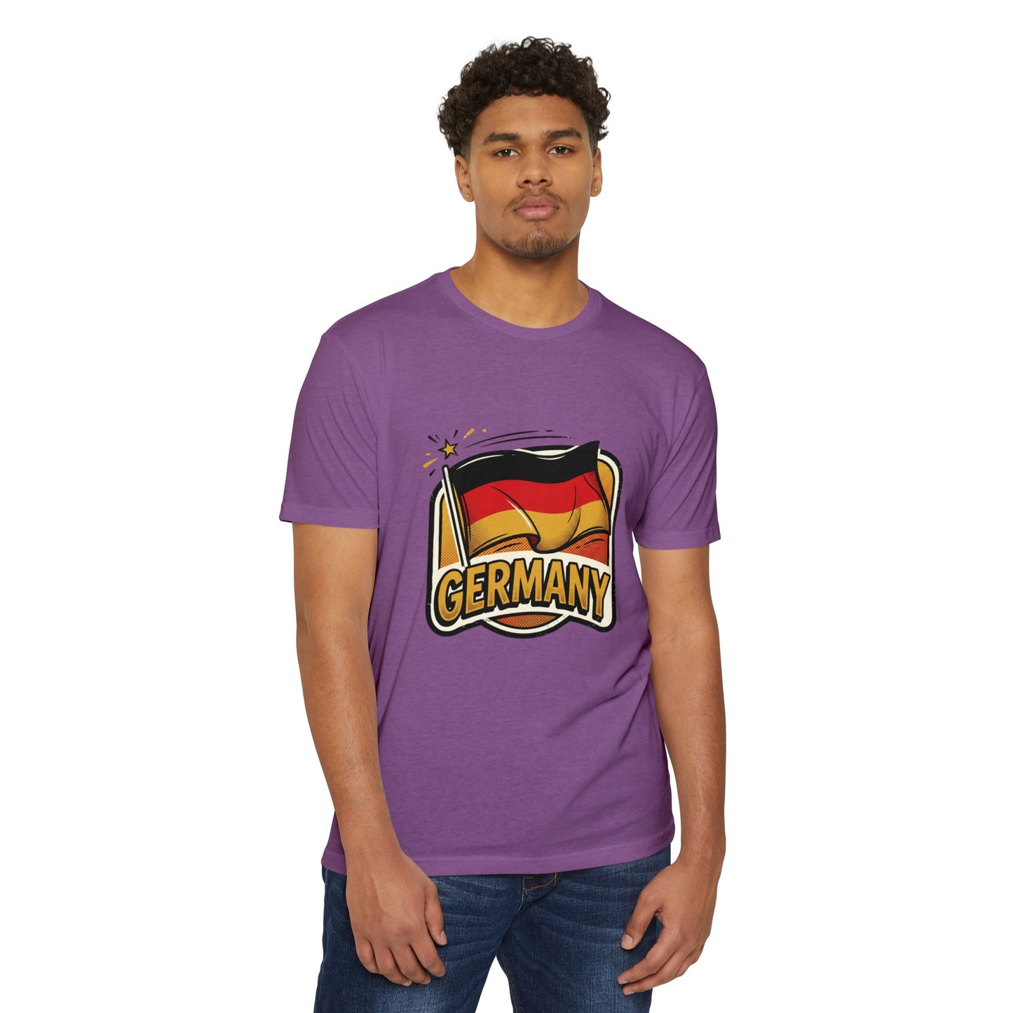Germany Flag Retro Sports T-Shirt — Vintage Team Fan Tee