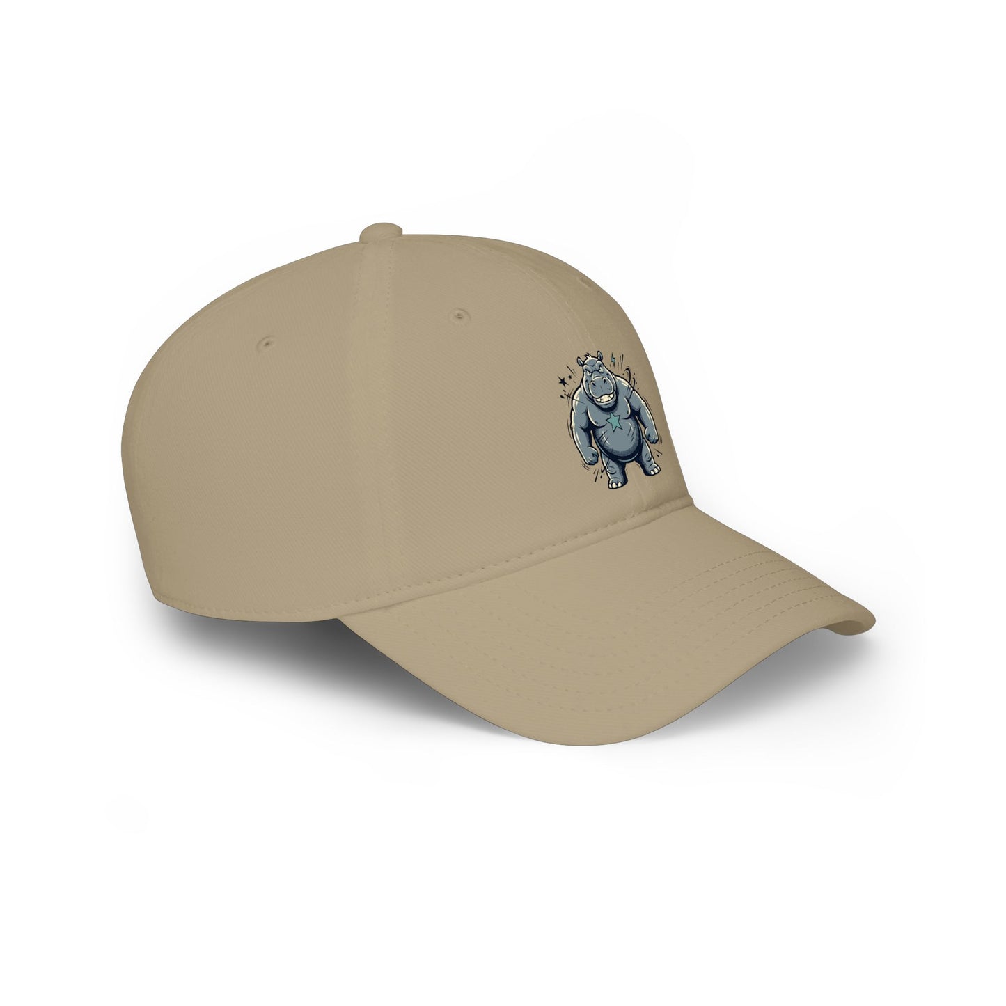 Cute Grumpy Monster Embroidered Baseball Cap