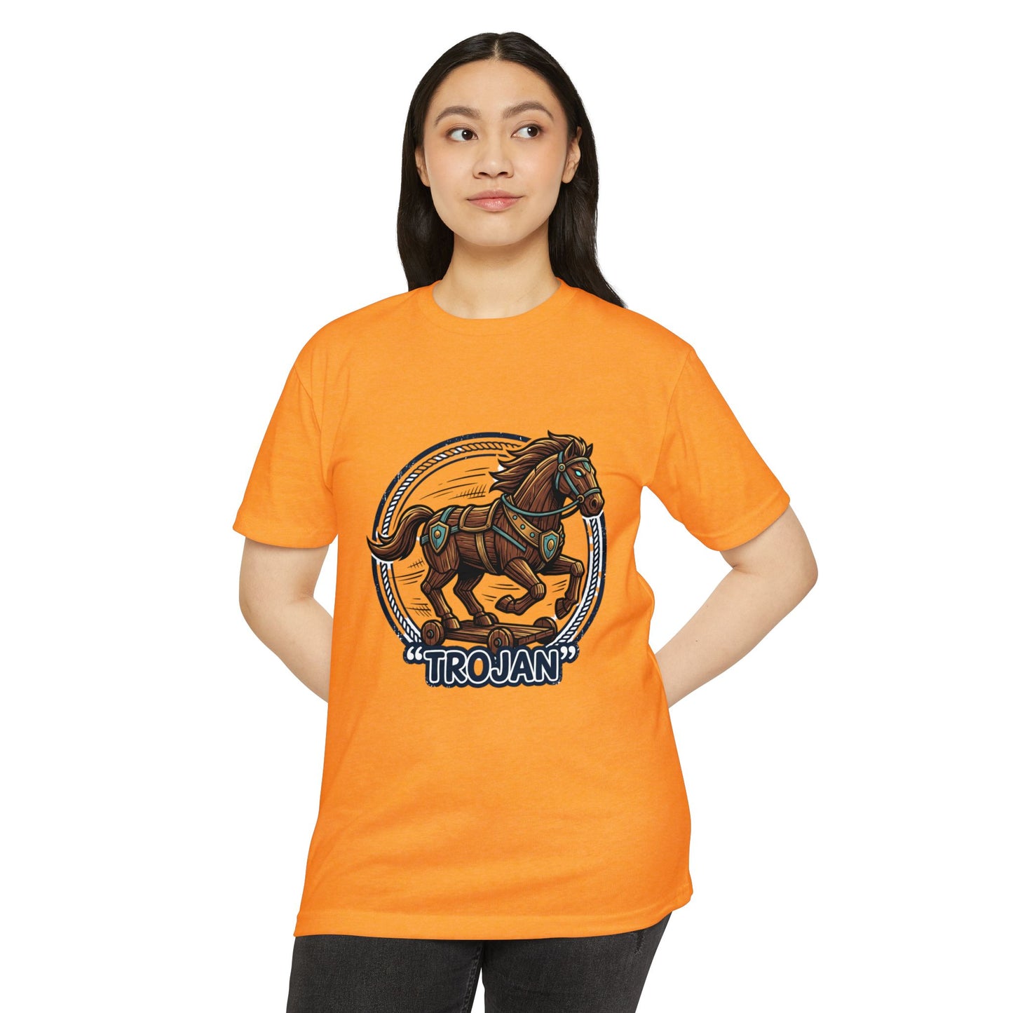 Trojan Horse Vintage Equestrian Logo T-Shirt