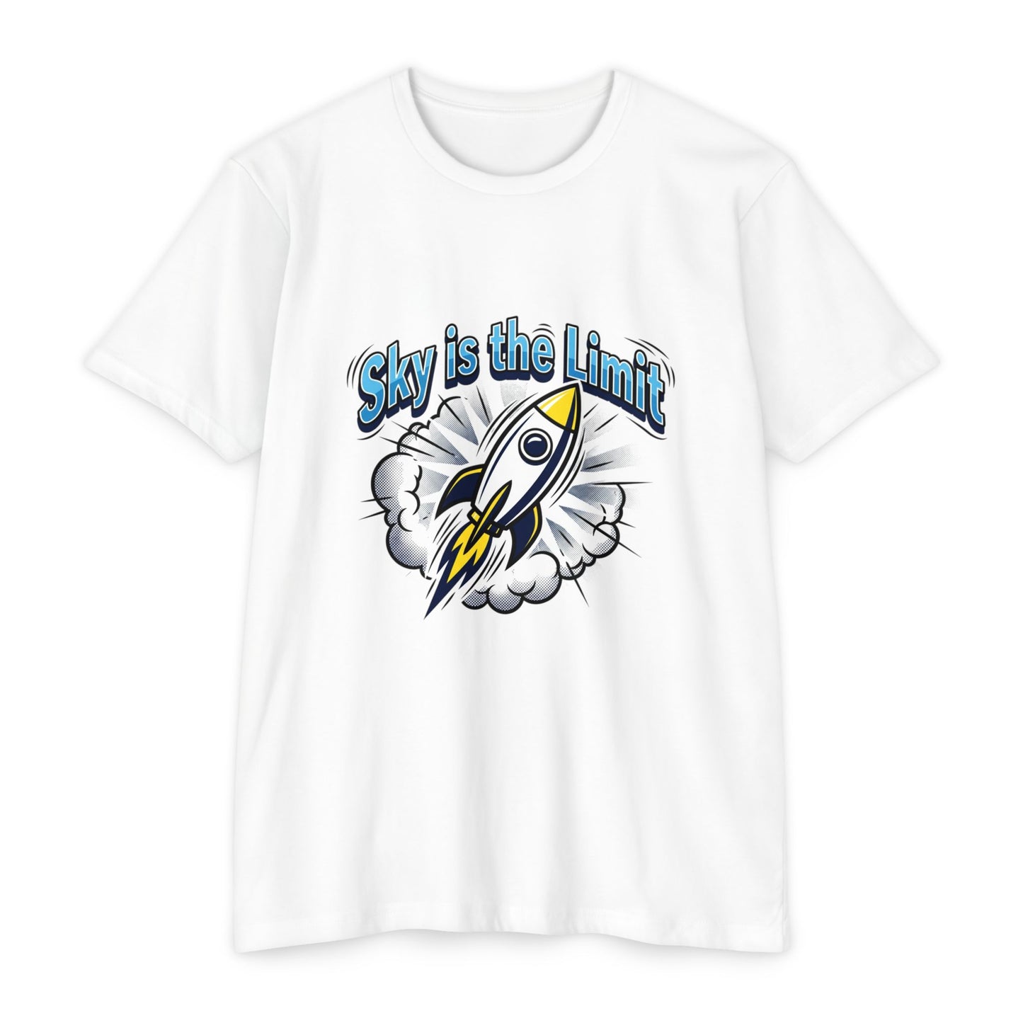 Sky Is the Limit Rocket T-Shirt — Inspirational Graphic Tee