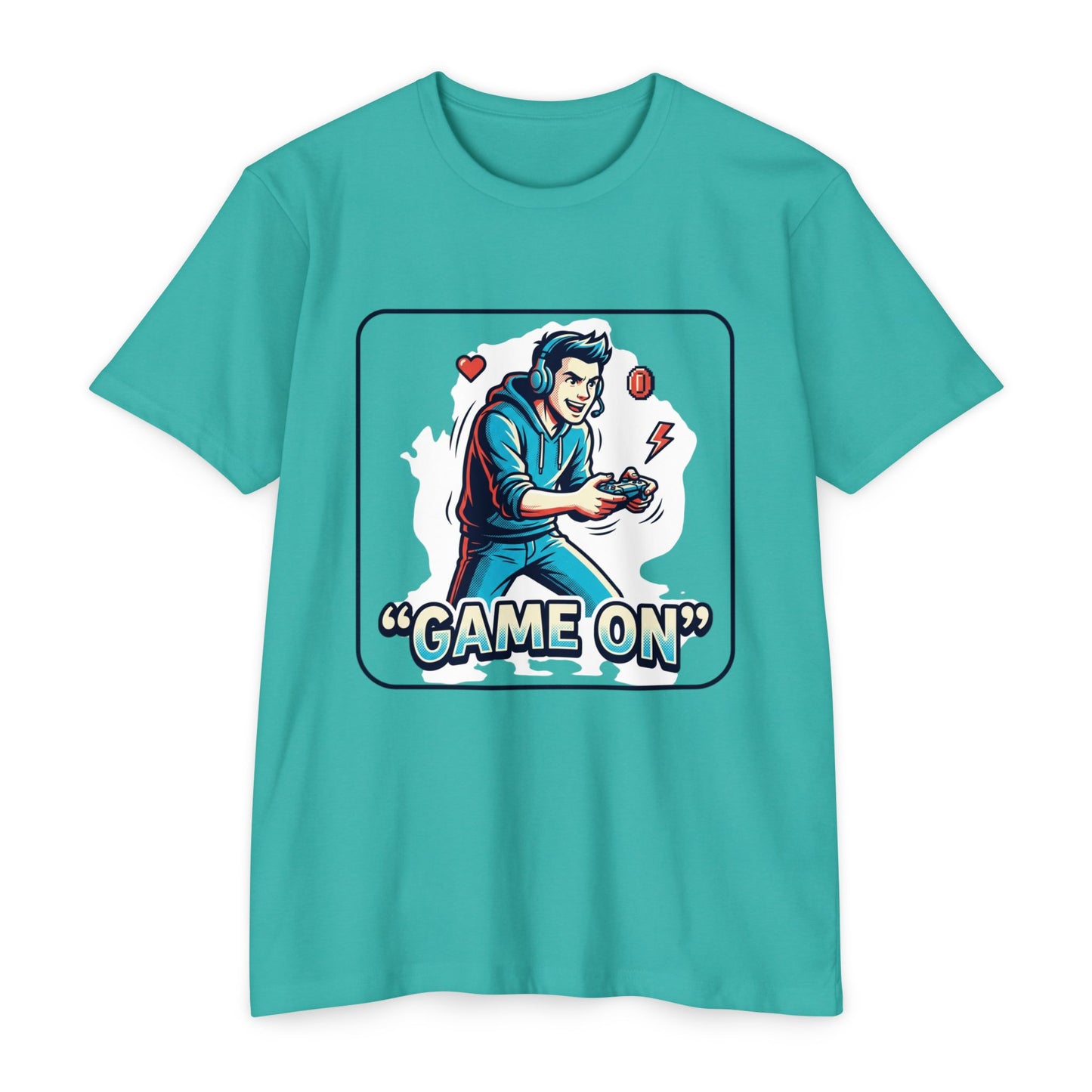 Game On Retro Controller T-Shirt — Gamer Graphic Tee