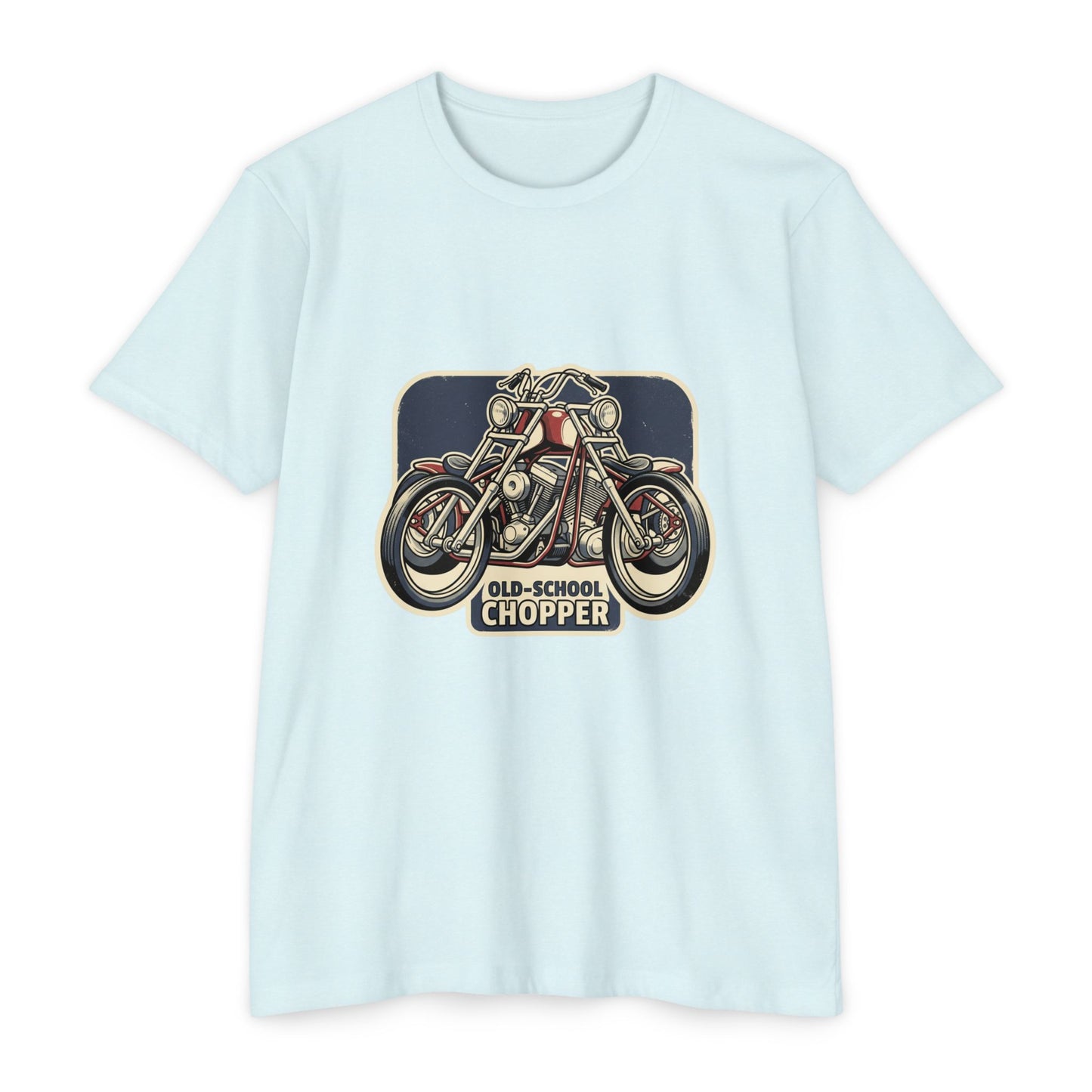 Old-School Chopper Motorcycle T-Shirt — Vintage Biker Tee