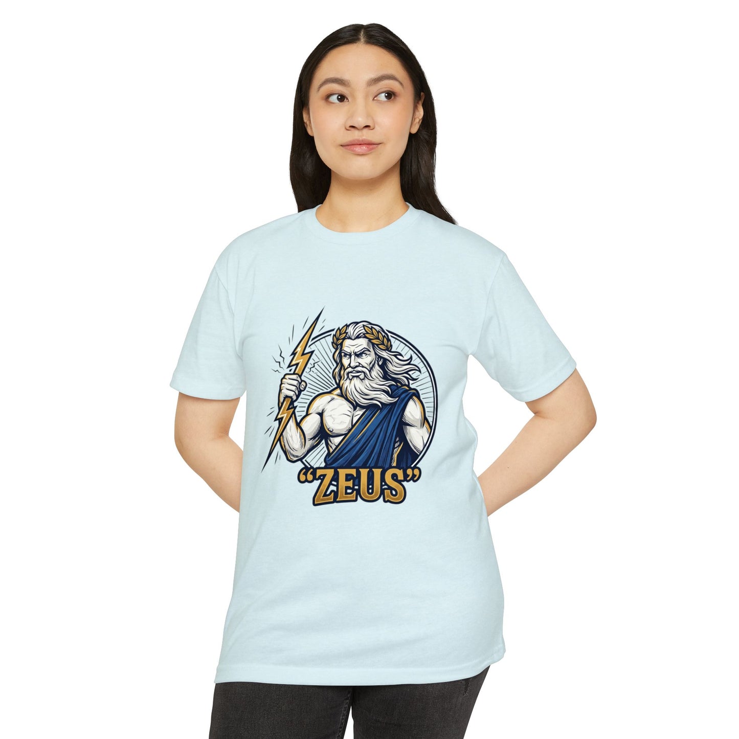 Zeus Lightning Graphic T‑Shirt — Mythology Greek God Tee