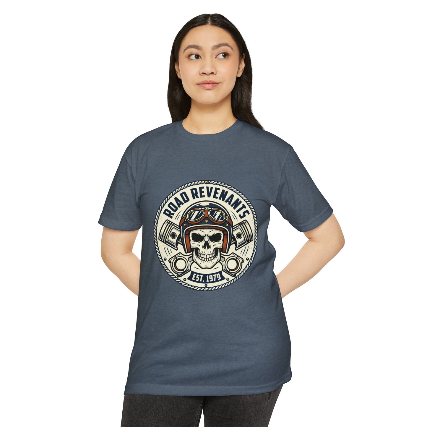 Road Revenants Skull Motorcycle T-Shirt