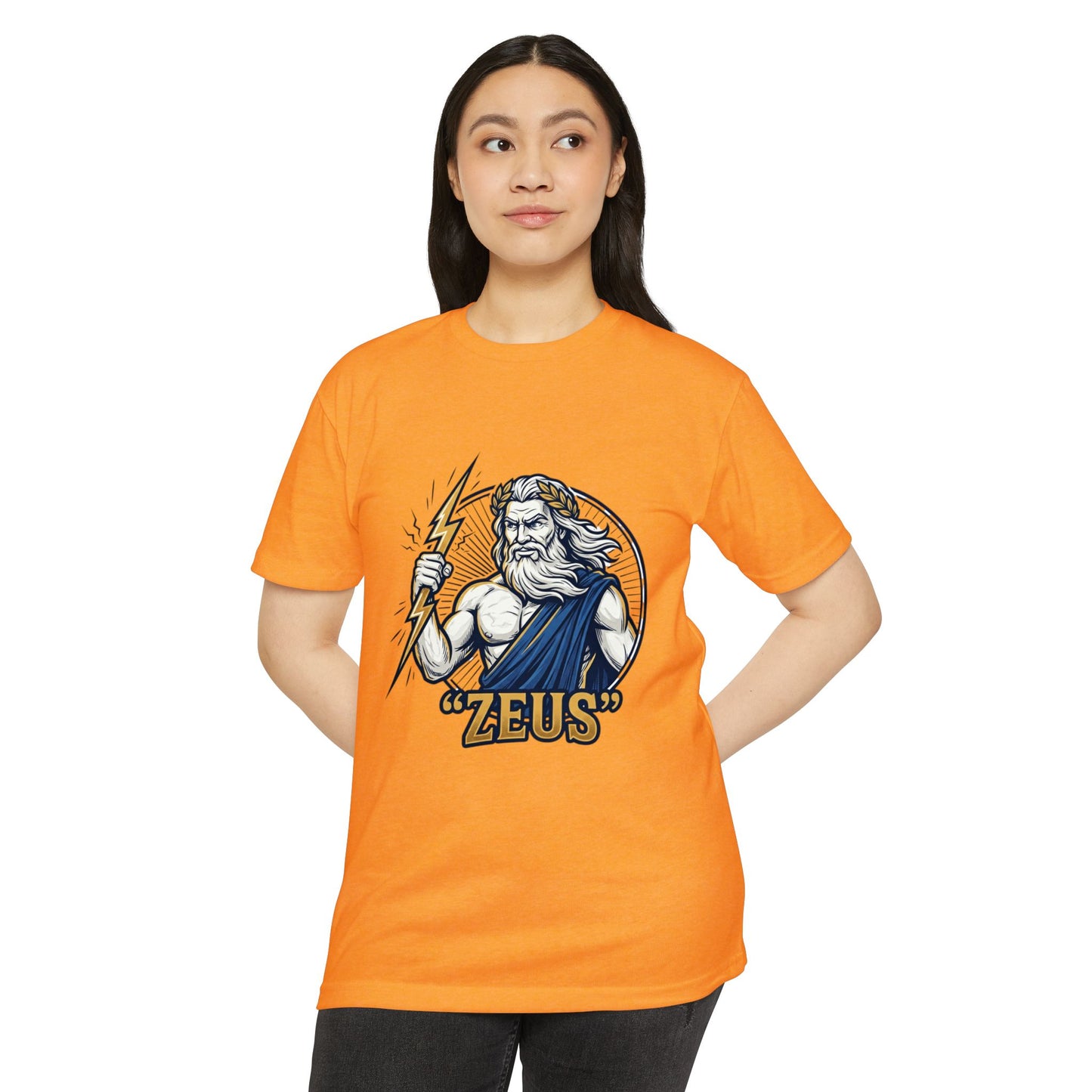 Zeus Lightning Graphic T‑Shirt — Mythology Greek God Tee