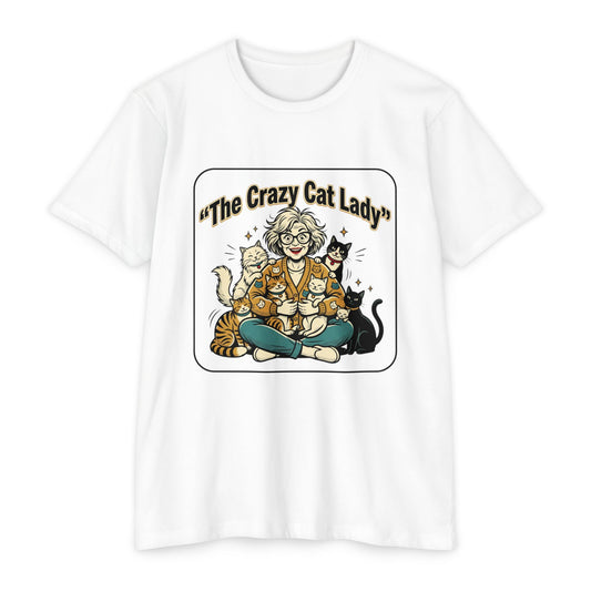 Crazy Cat Lady Retro Cat Mom T-Shirt