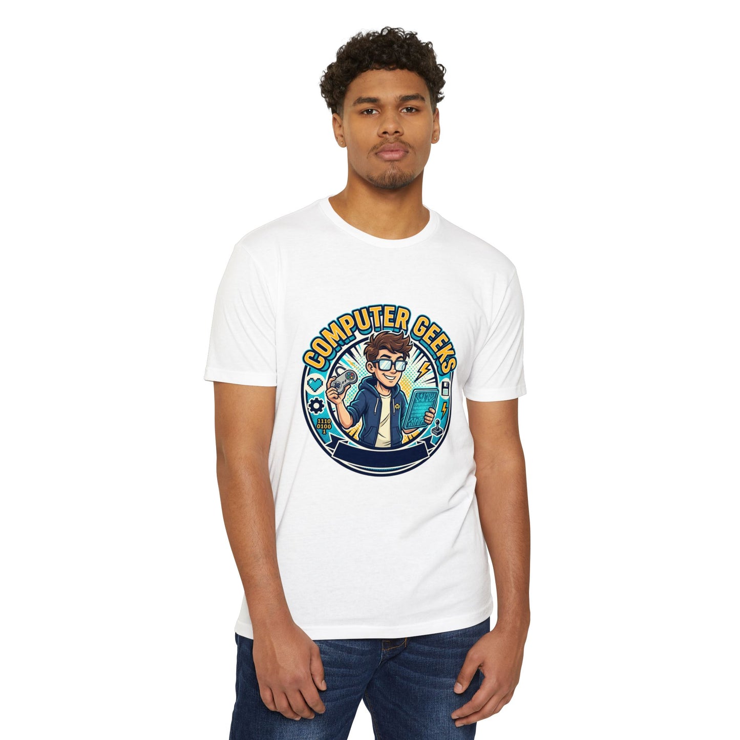 Computer Geeks T-Shirt — Retro Tech Gamer Graphic Tee