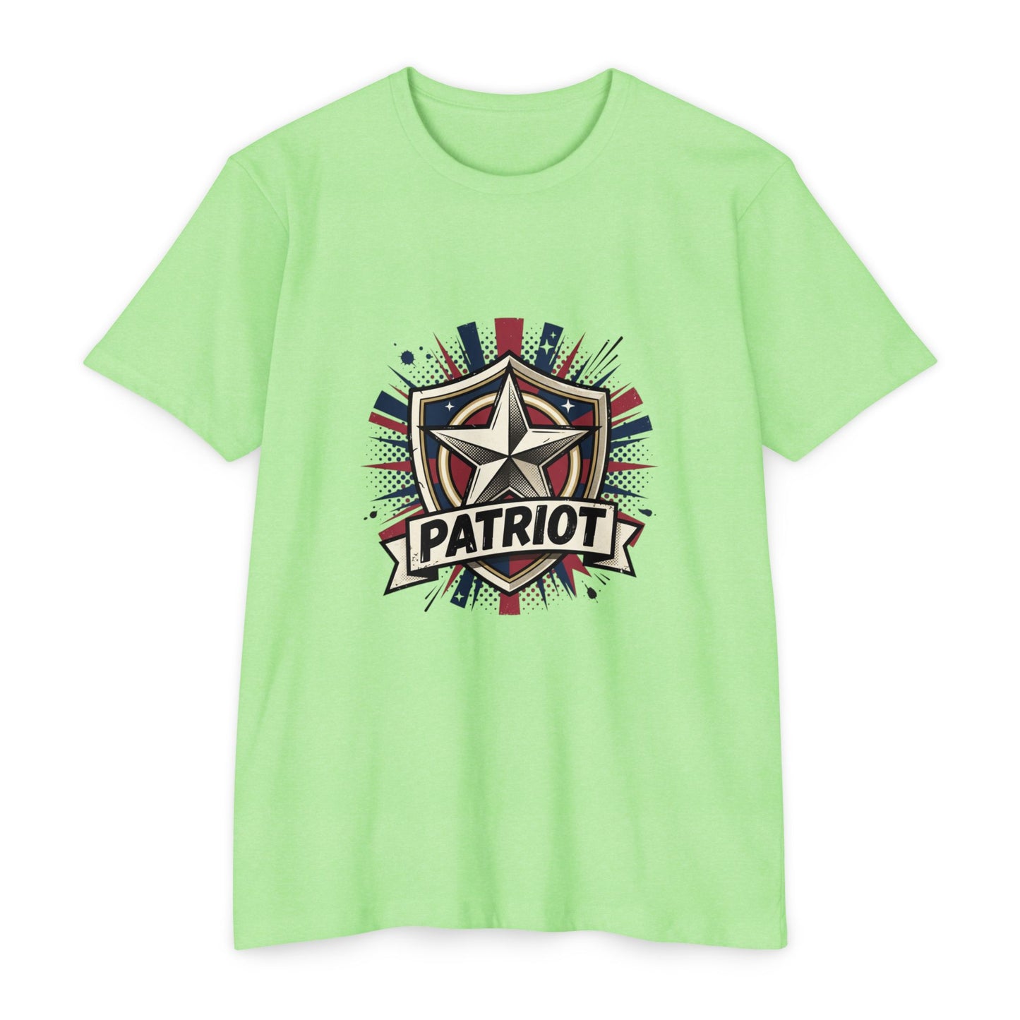Patriot Shield T-Shirt — Vintage American Star Graphic Tee