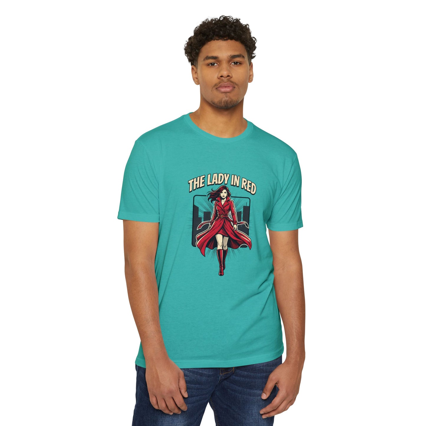 Lady in Red Vintage Femme Fatale T-Shirt