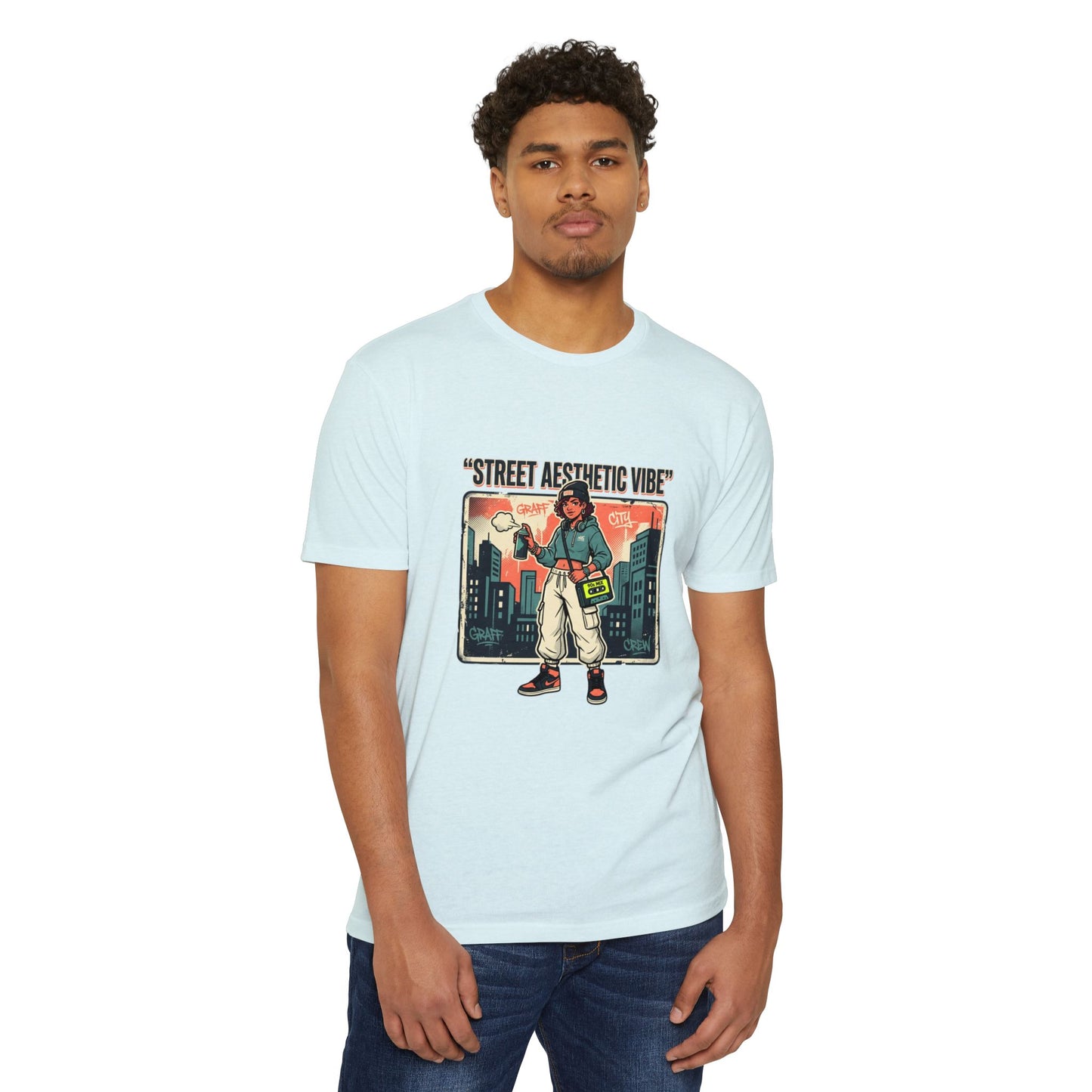 Street Aesthetic Vibe Graphic T-Shirt — Urban Skatewear Tee