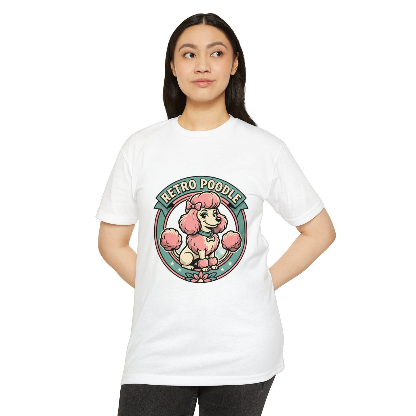 Retro Poodle T-Shirt — Vintage Cute Dog Graphic Tee