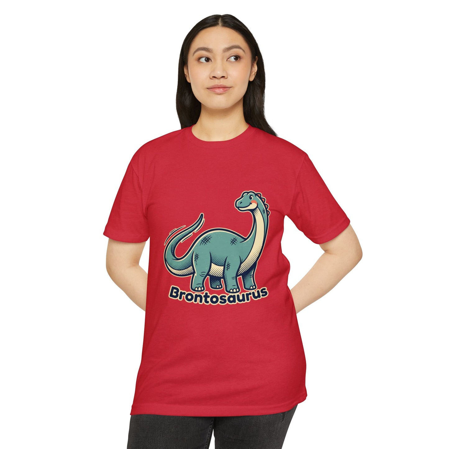 Brontosaurus Cute Dinosaur T-Shirt — Cute Dino Tee for Kids & Adults
