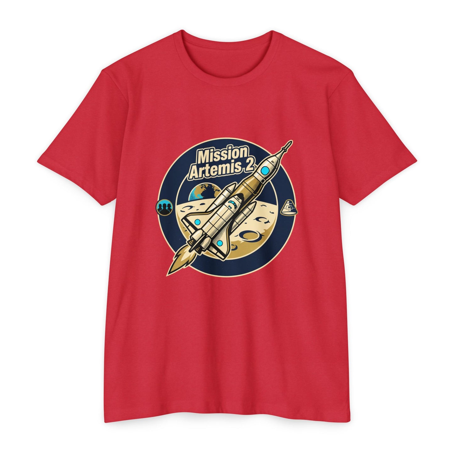 Mission Artemis II Retro Space T-Shirt — Artemis 2 Rocket Tee