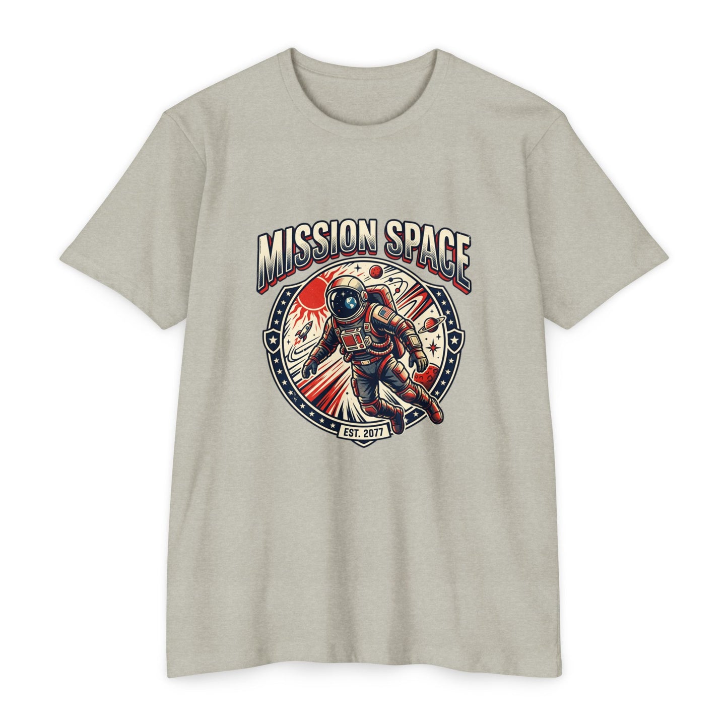 Mission Space Astronaut Vintage Space Exploration T-Shirt