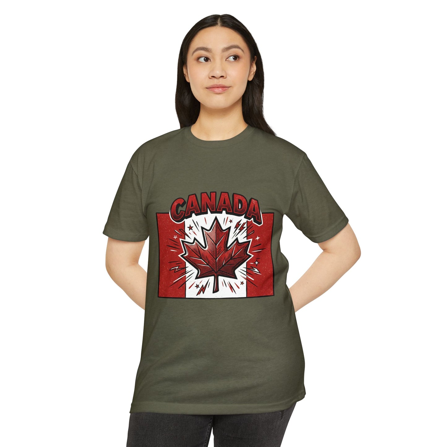 Retro Canada Maple Leaf Graphic T-Shirt — Canadian Pride Tee