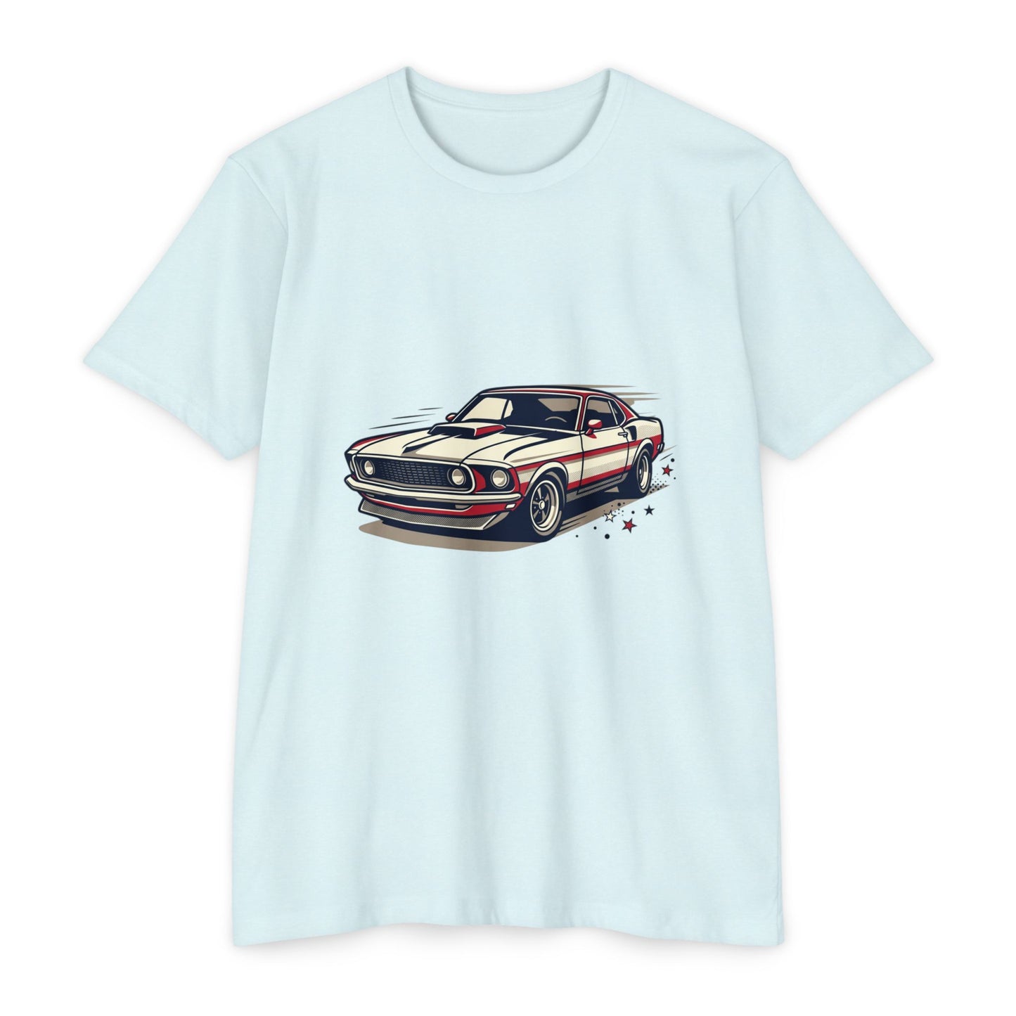 Classic Muscle Car T-Shirt — Retro Racing Illustration Tee
