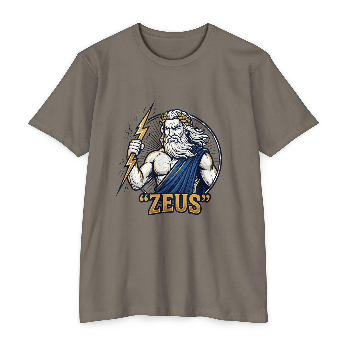 Zeus Lightning Graphic T‑Shirt — Mythology Greek God Tee