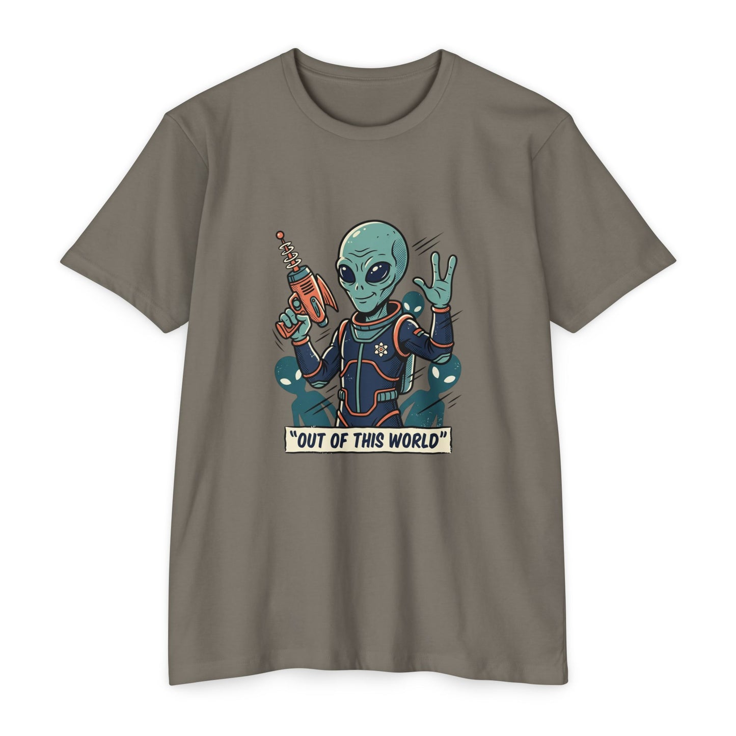 Alien Ray Gun T-Shirt — "Out of This World" Graphic Tee