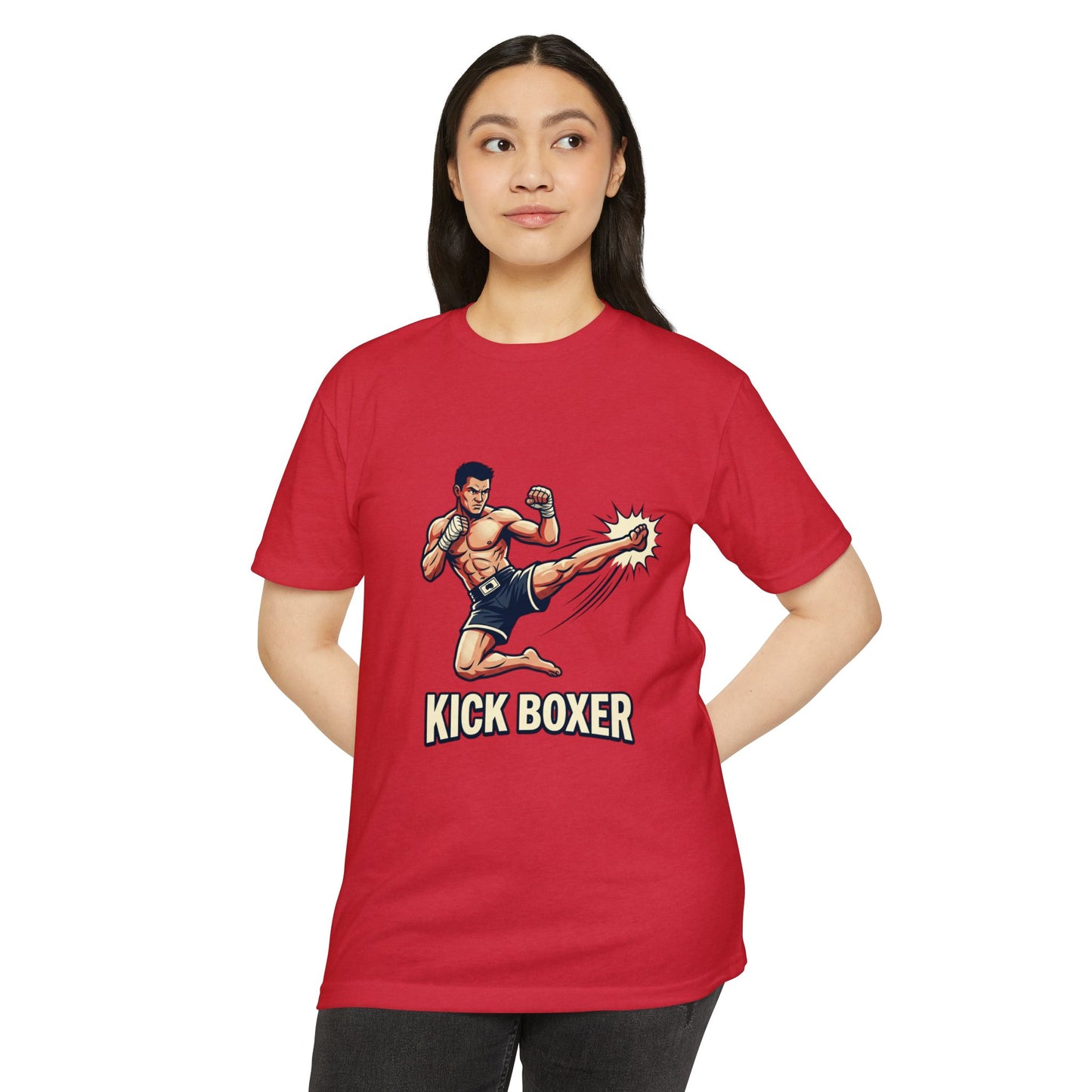 Camiseta Kick Boxer — Camiseta Retro Gráfica de Artes Marciales