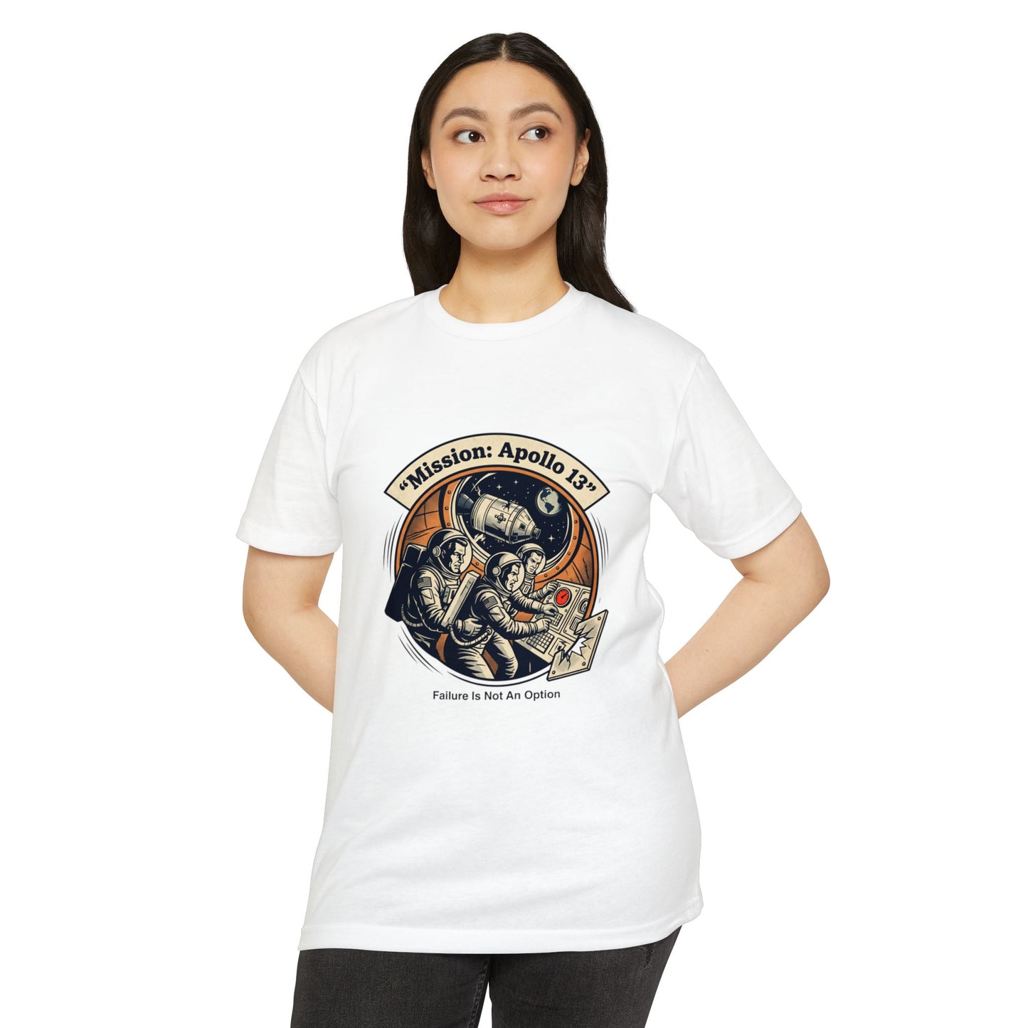 Apollo 13 Retro Space T-Shirt — "Mission: Apollo 13" Astronaut Patch Tee