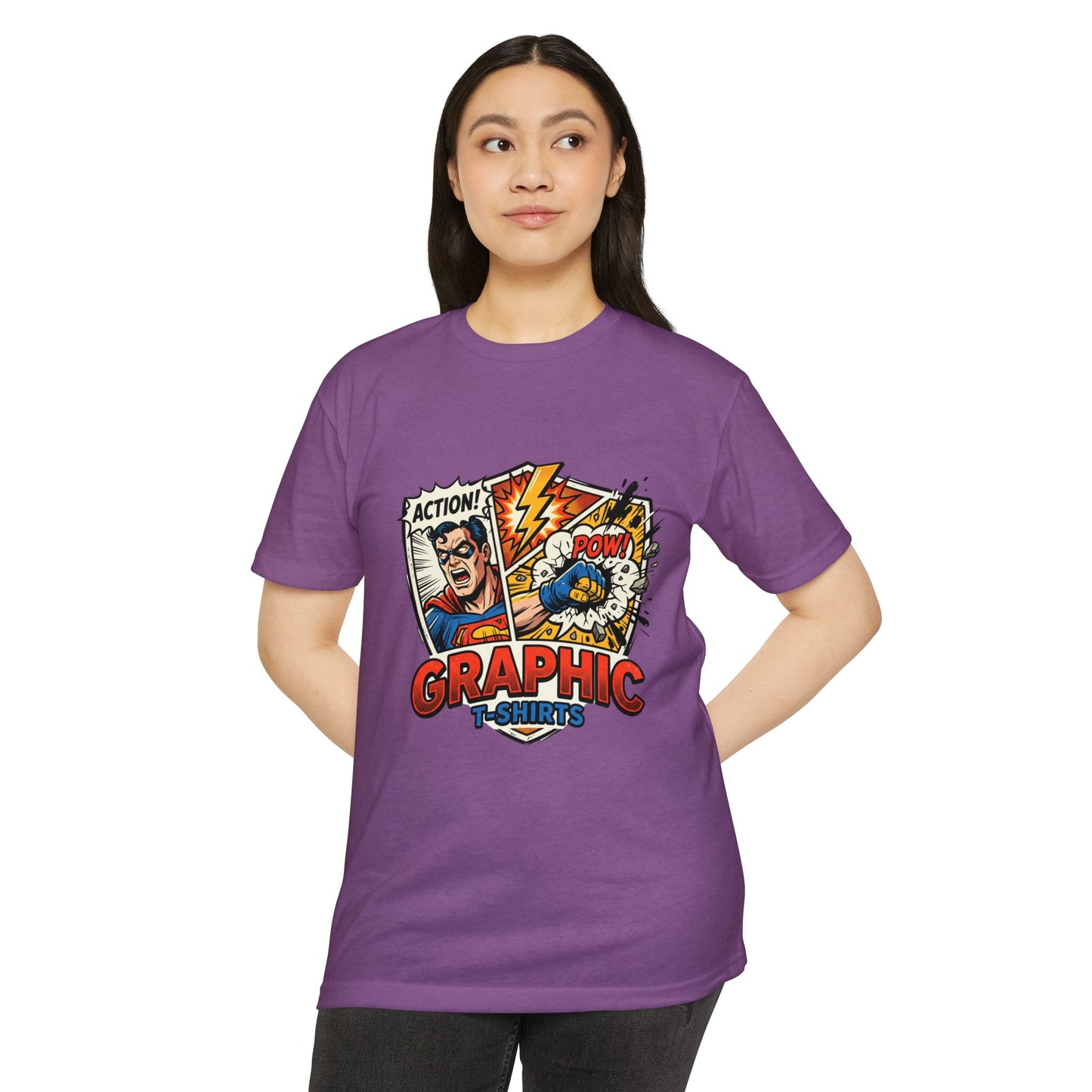 Action! POW Vintage Comic Pop Art T-Shirt