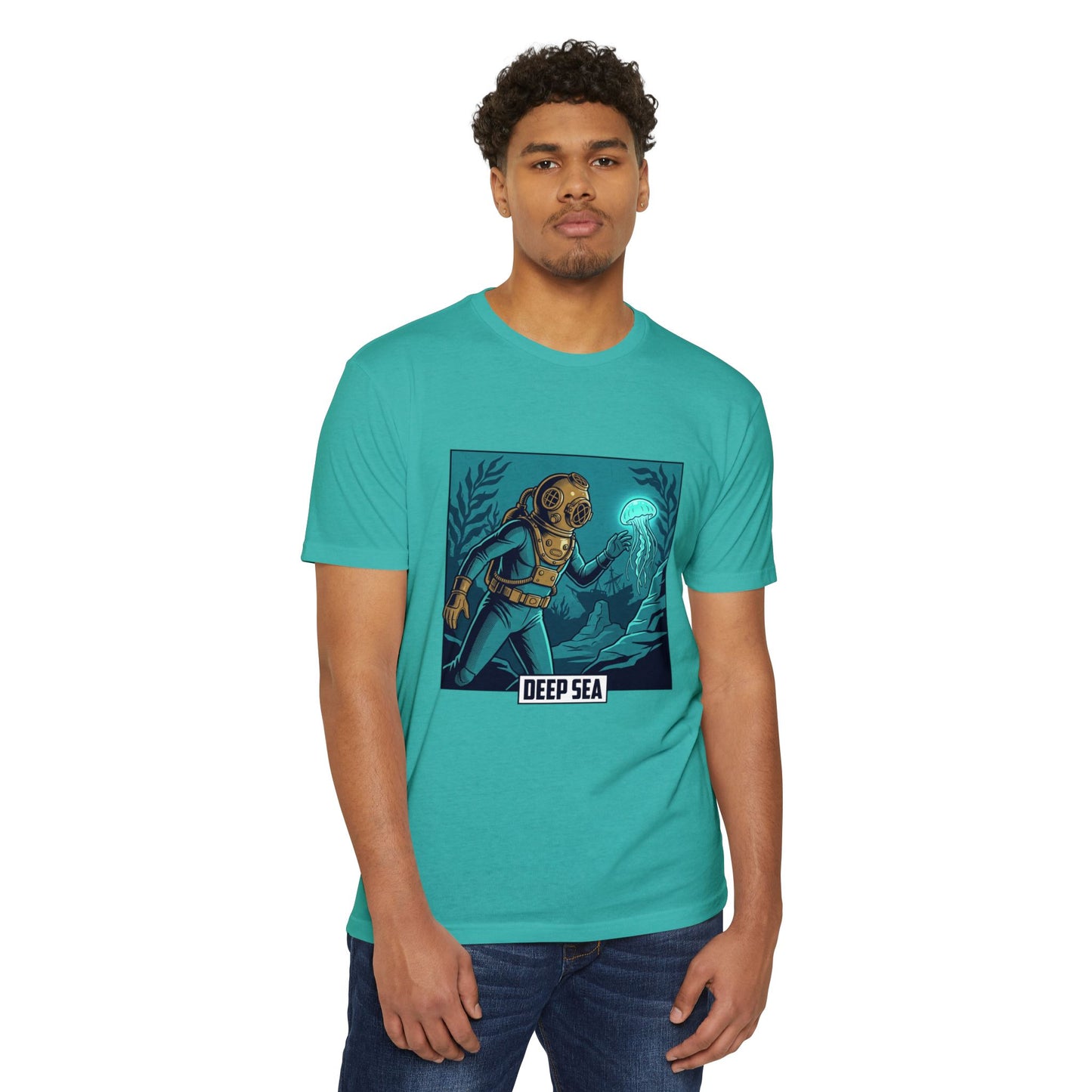 Deep Sea Diver Vintage Helmet Scuba T-Shirt