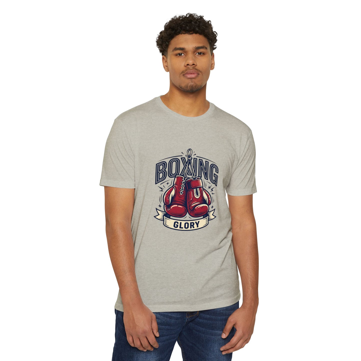 Boxing Glory T-Shirt – Vintage Red Gloves Graphic Tee