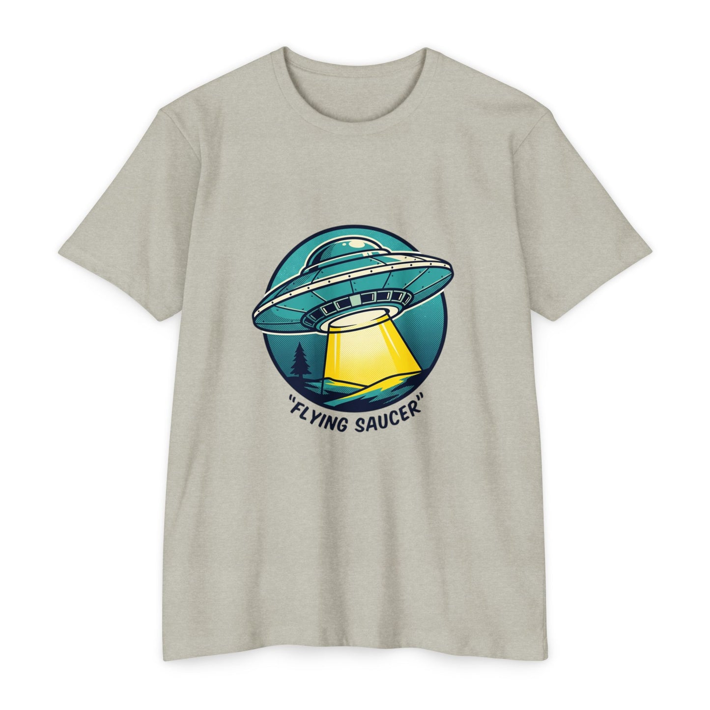 Retro Flying Saucer UFO T-Shirt — Vintage Space Graphic Tee