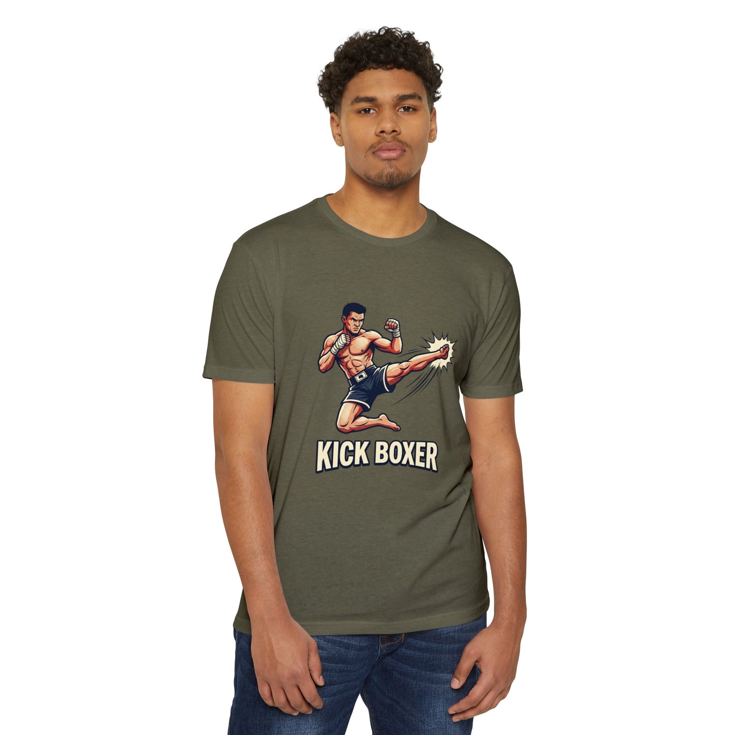 Camiseta Kick Boxer — Camiseta Retro Gráfica de Artes Marciales