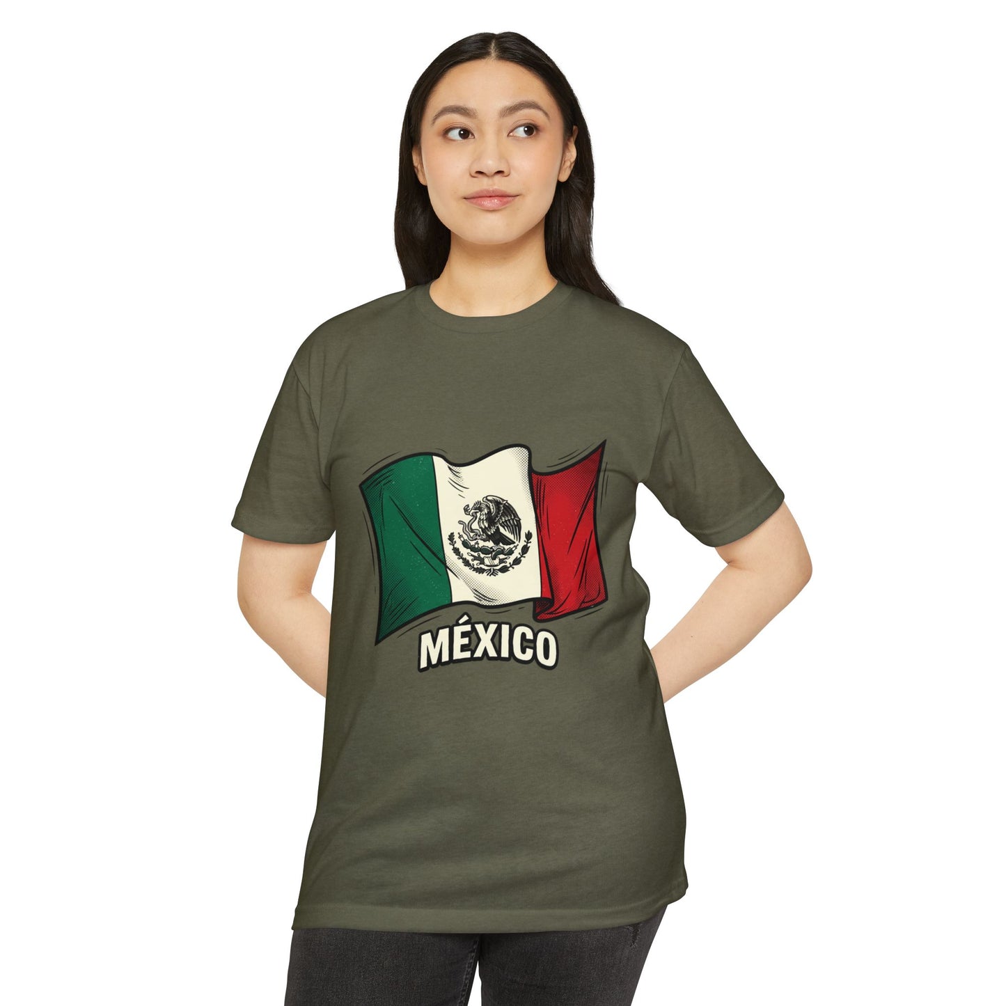Vintage México Flag T-Shirt — Mexican Pride Tee