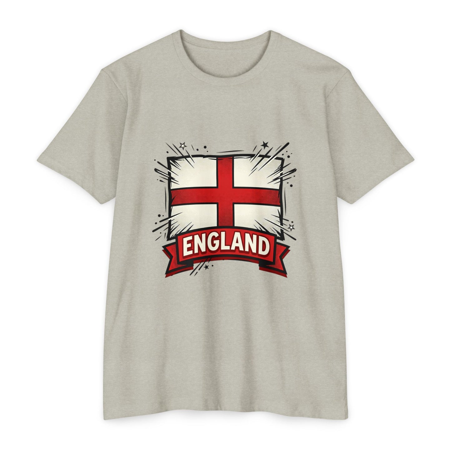 England St. George Cross T-Shirt — Flag Graphic Tee for Fans & Supporters