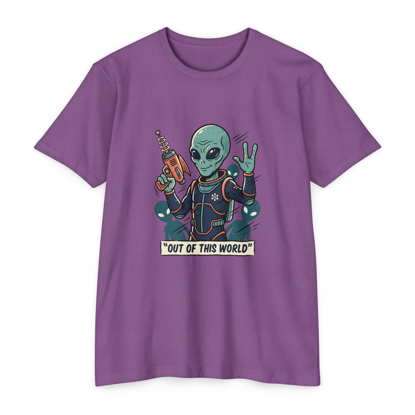 Alien Ray Gun T-Shirt — "Out of This World" Graphic Tee