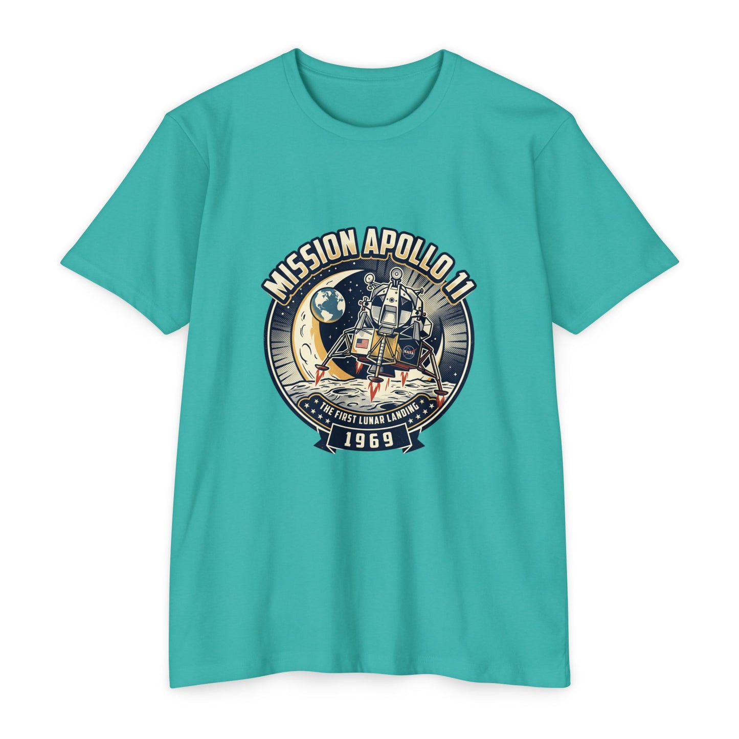 Apollo 11 Moon Landing T-Shirt — Mission Apollo 11 1969 Lunar Module Retro Tee