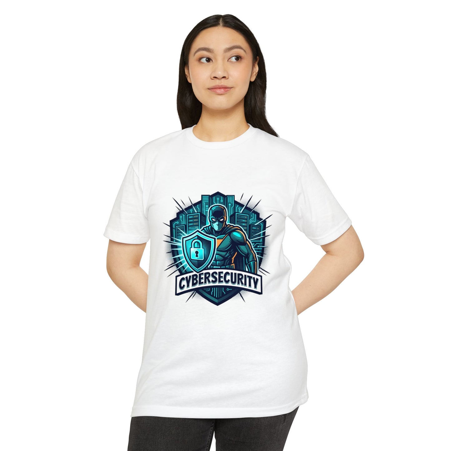 Cybersecurity Shield Tee — Cyber Defender Tech T-Shirt
