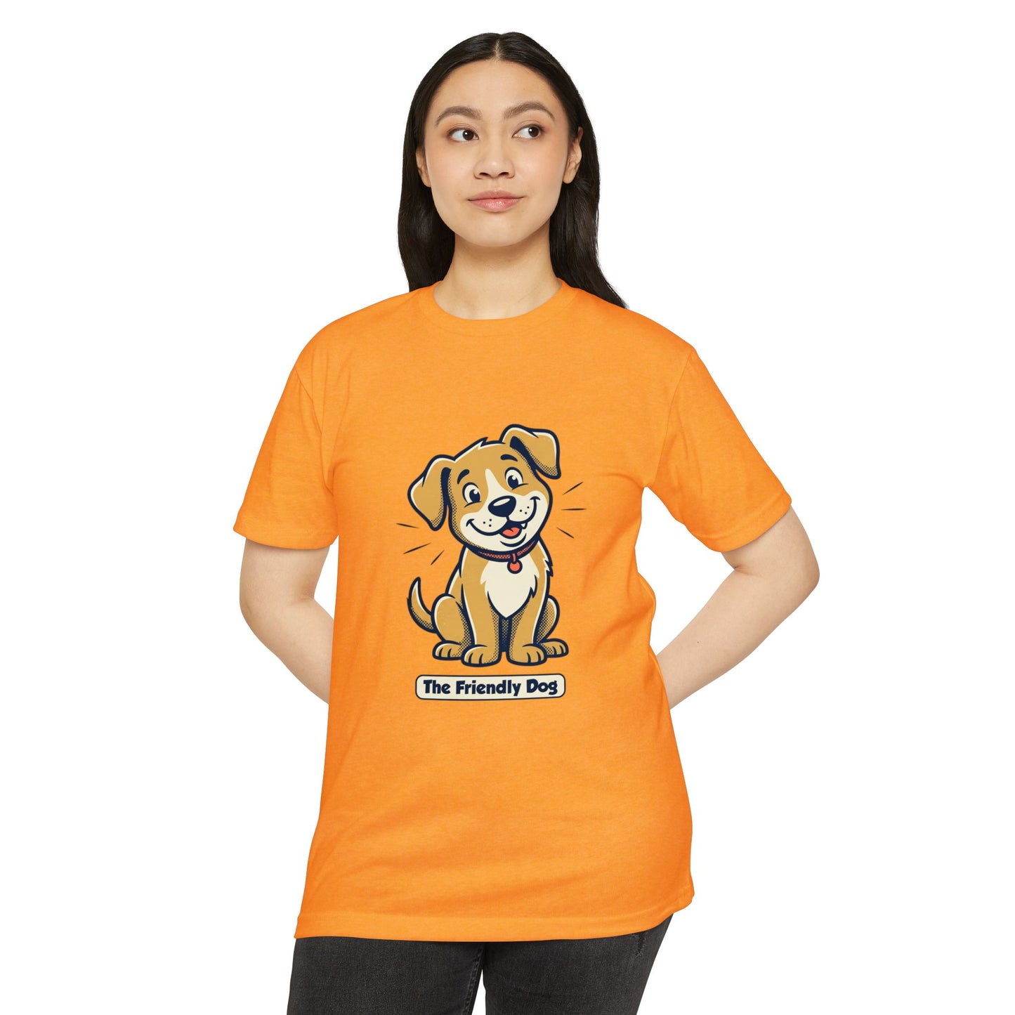 Friendly Dog T-Shirt – Cute Cartoon Puppy "The Friendly Dog" Tee