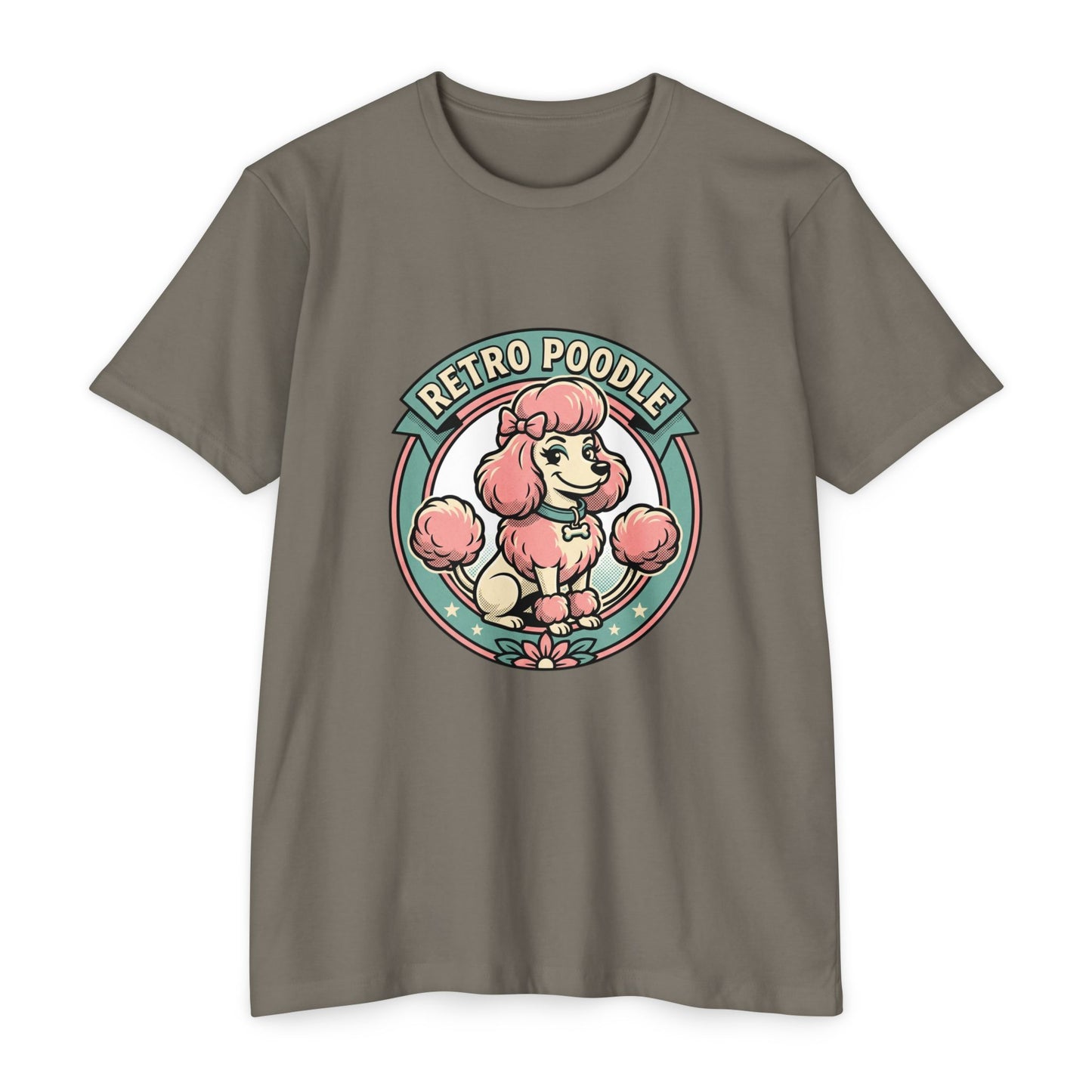Retro Poodle T-Shirt — Vintage Cute Dog Graphic Tee