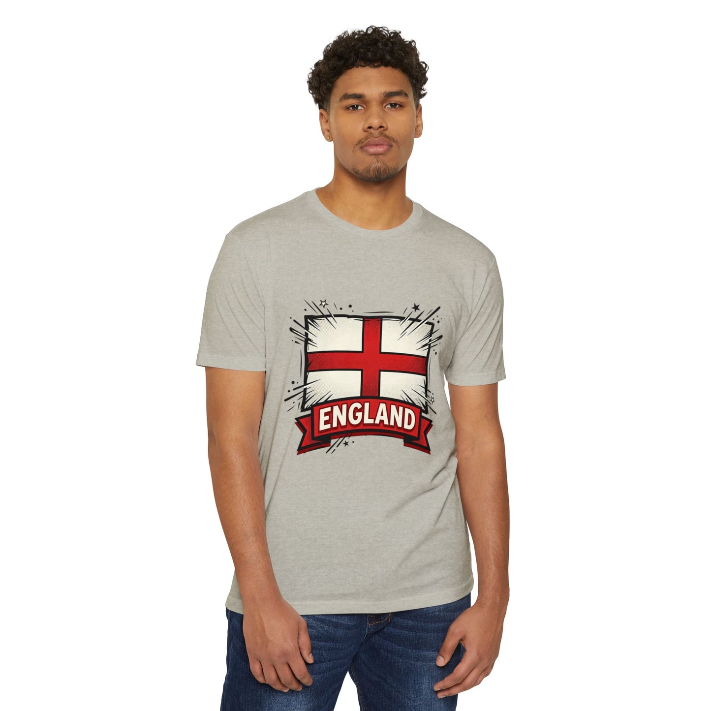 England St. George Cross T-Shirt — Flag Graphic Tee for Fans & Supporters
