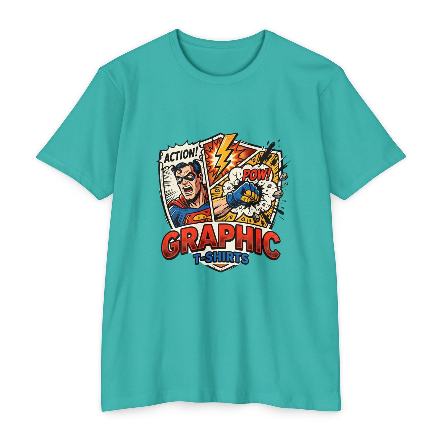 Action! POW Vintage Comic Pop Art T-Shirt